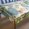 Coco Small Coffee Table in GPJ Nympheus Stone/Pistachio - Hand Made in USA