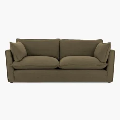 Cocobella 3 Seater Sofa in Beatrice Olive - Hand Made in USA