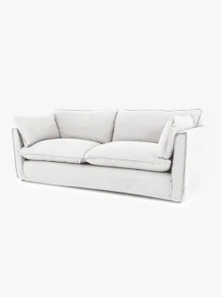 Cocobella 3 Seater Sofa in Beatrice Camelia - Hand Made in USA