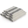 Cocobella 2.5 Seater Sofa Slip Cover in Garden Grey Stripe - Hand Made in USA