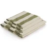 Cocobella 3 x 3 Seater Sofa Slip Cover in Spring Green Stripe - Hand Made in USA