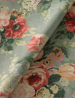 English Garden - Albertine - Grey Skies Fabric Swatch